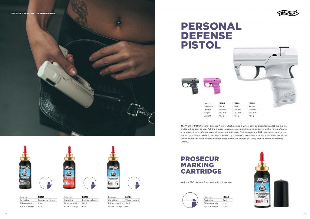 Walther DPD önvédelmi pisztoly 2