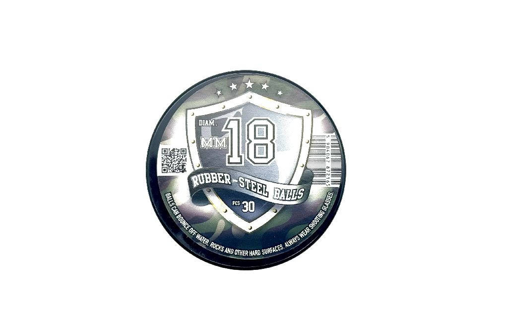 Rubber Balls .18 cal vasporos gumilövedék