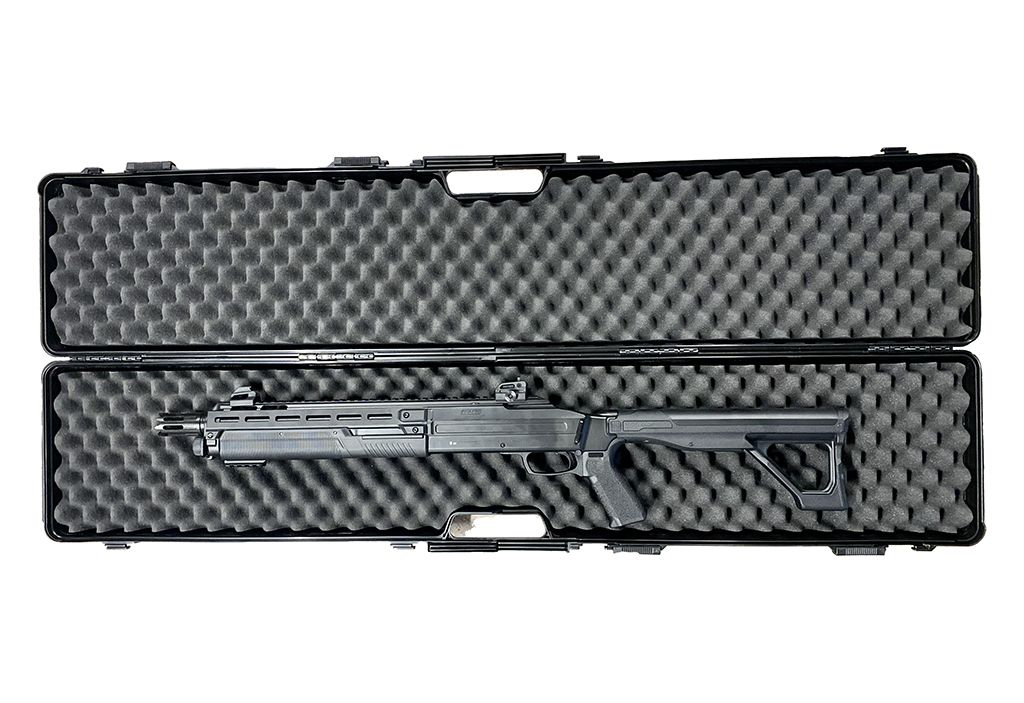 Műanyag fegyverkoffer 122x23x11