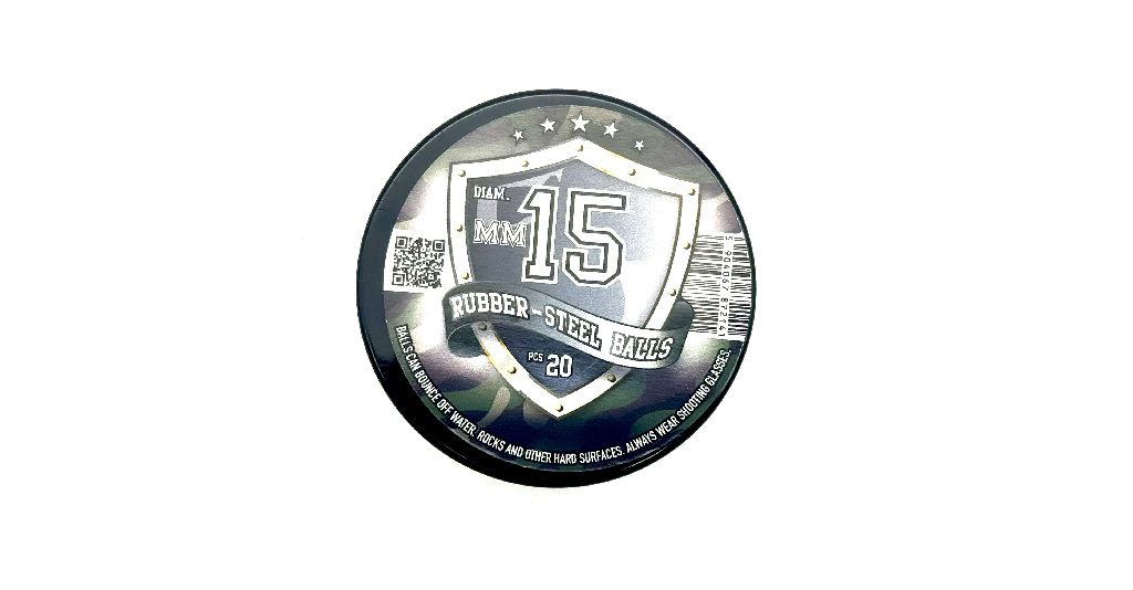 Rubber Balls .15 cal vasporos gumilövedék