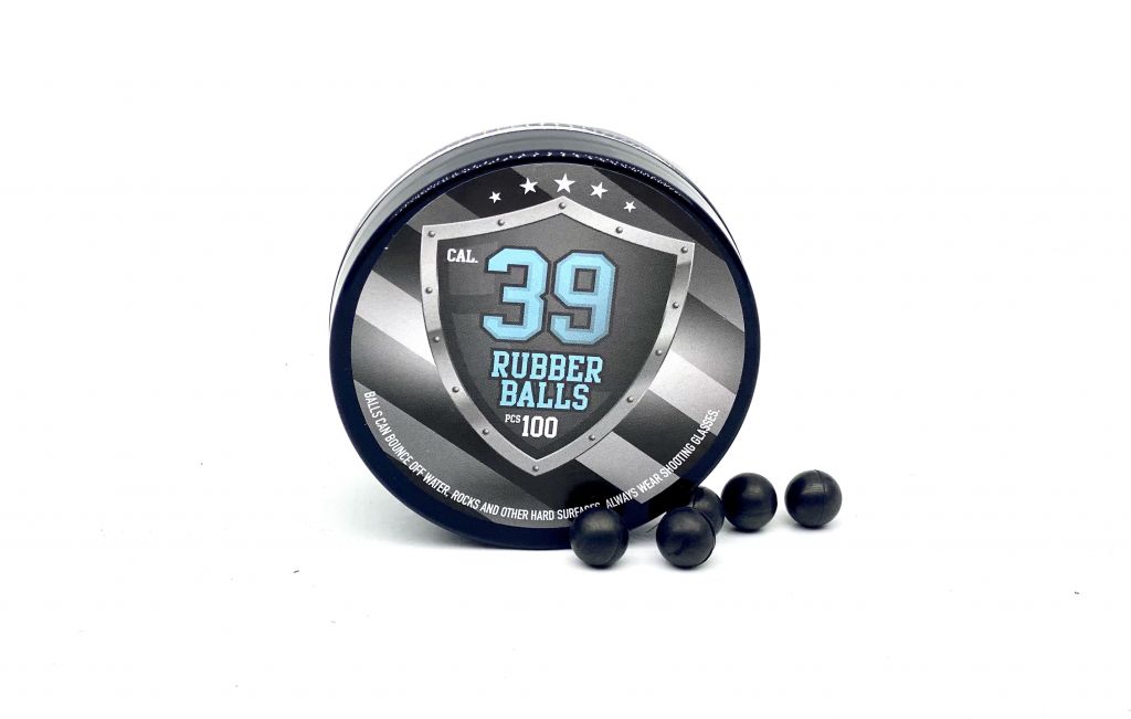 Rubber Balls .39 cal gumilövedék