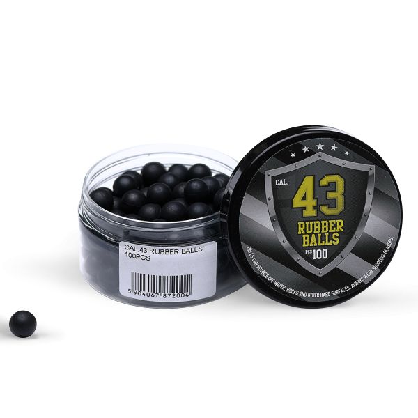 Rubber Balls .43 cal gumilövedék