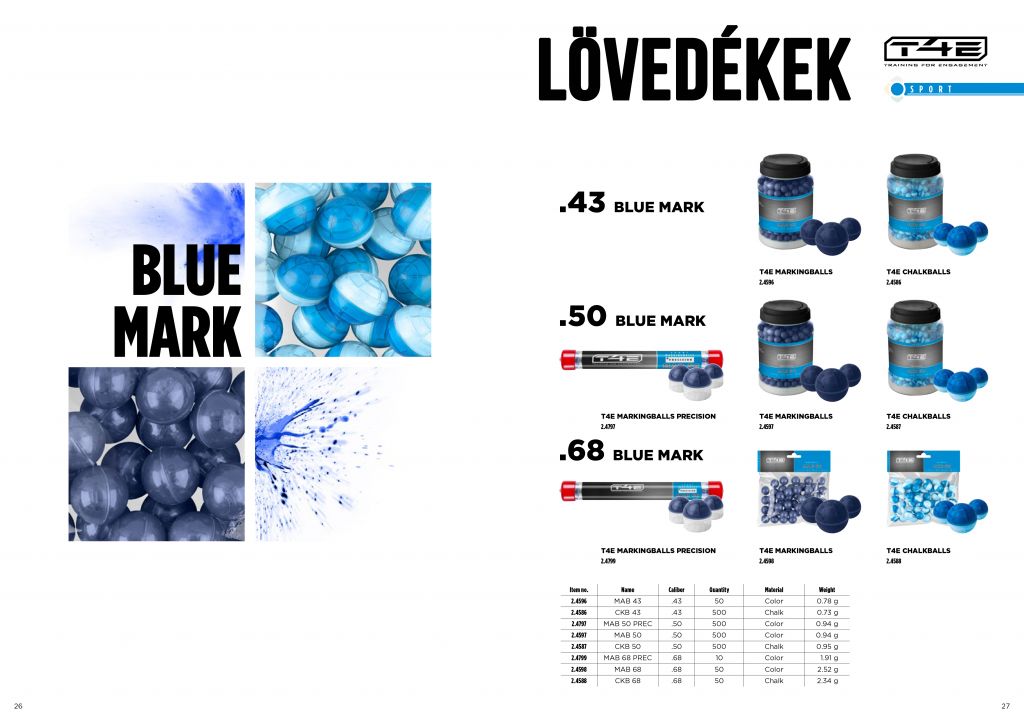 Otthonvédelmi T4E lövedék